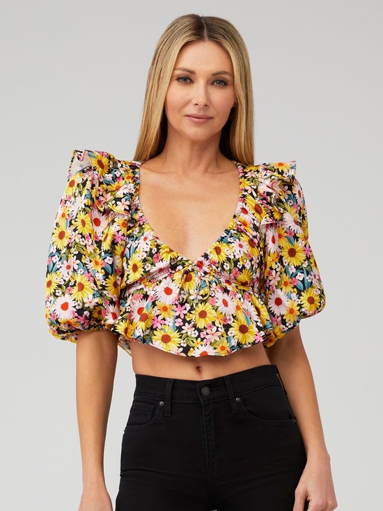 For Love And Lemons Tops - For Love And Lemons Glenn Crop Top Size Small NWT